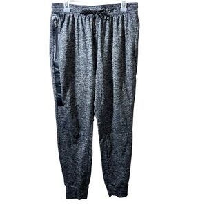 American Eagle Flex Jogger Pants Men’s Size M Gray Black Athletic Sweatpants
